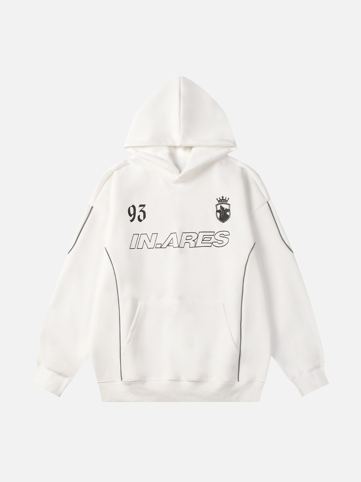 INARES - Oversized Print Hoodie