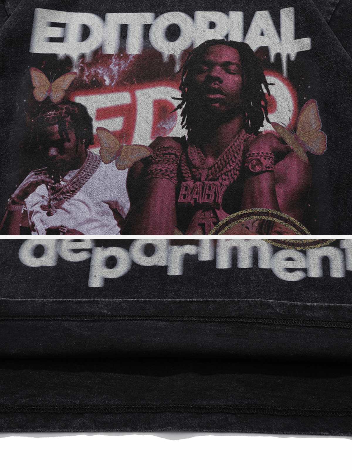 EDITORIAL - Oversized print t-shirt