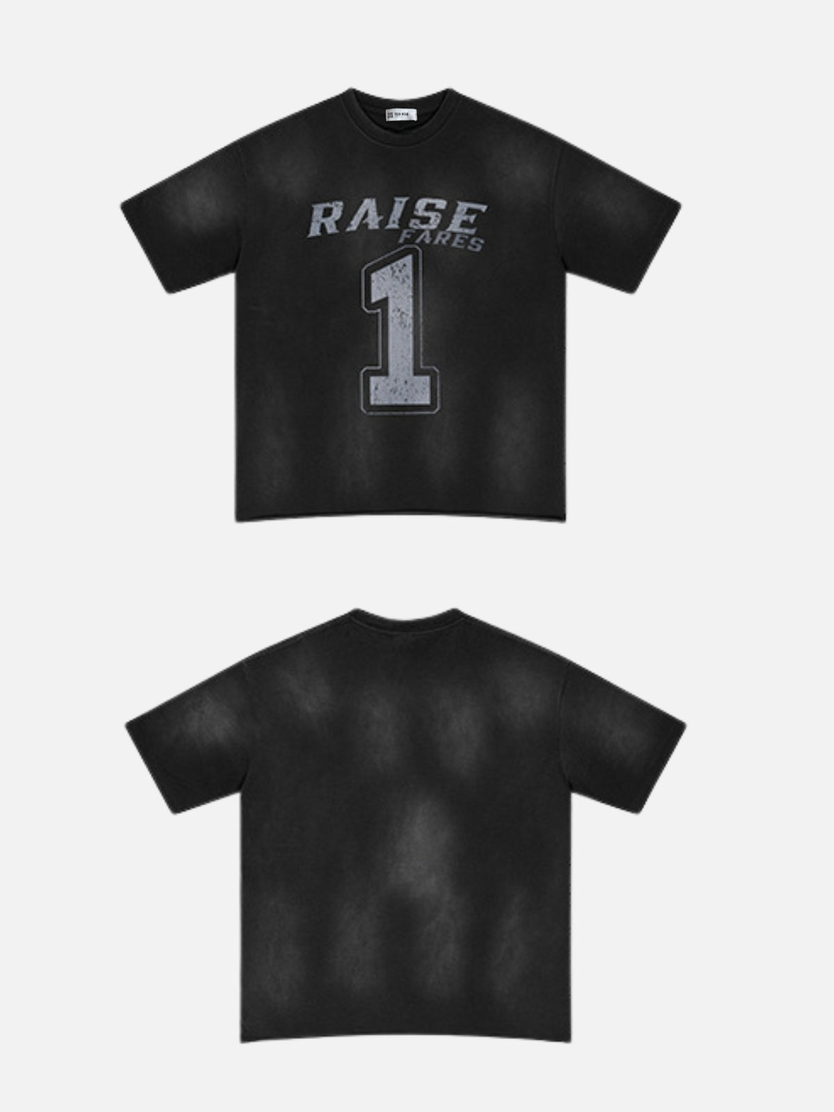 RAISE FARES - Cropped Print T-shirt