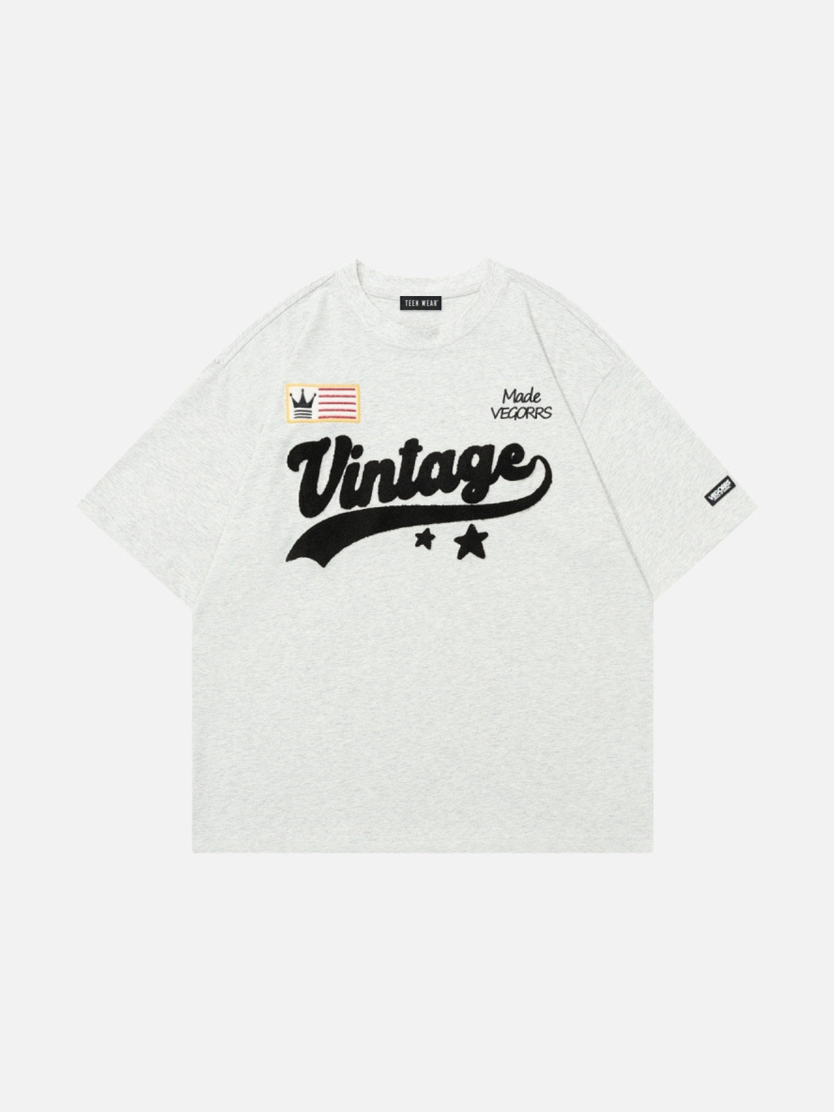 VINTAGE - Oversized Embroidered T-Shirt
