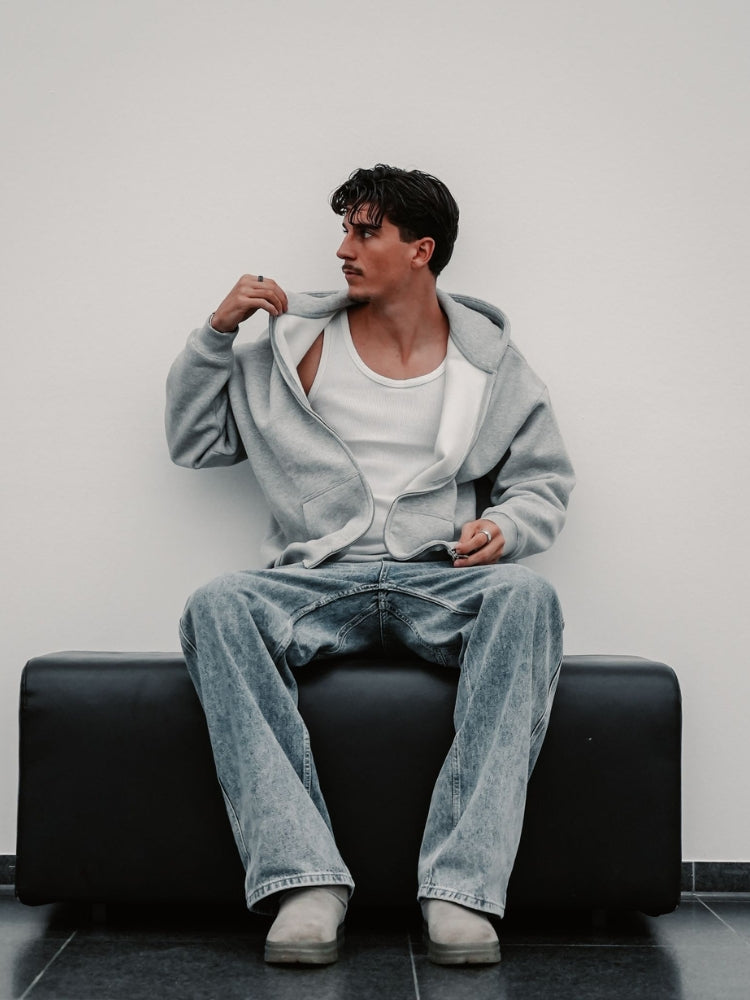 Mono Zip Hoodie