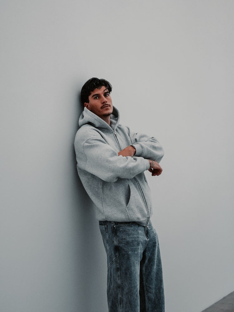Mono Zip Hoodie