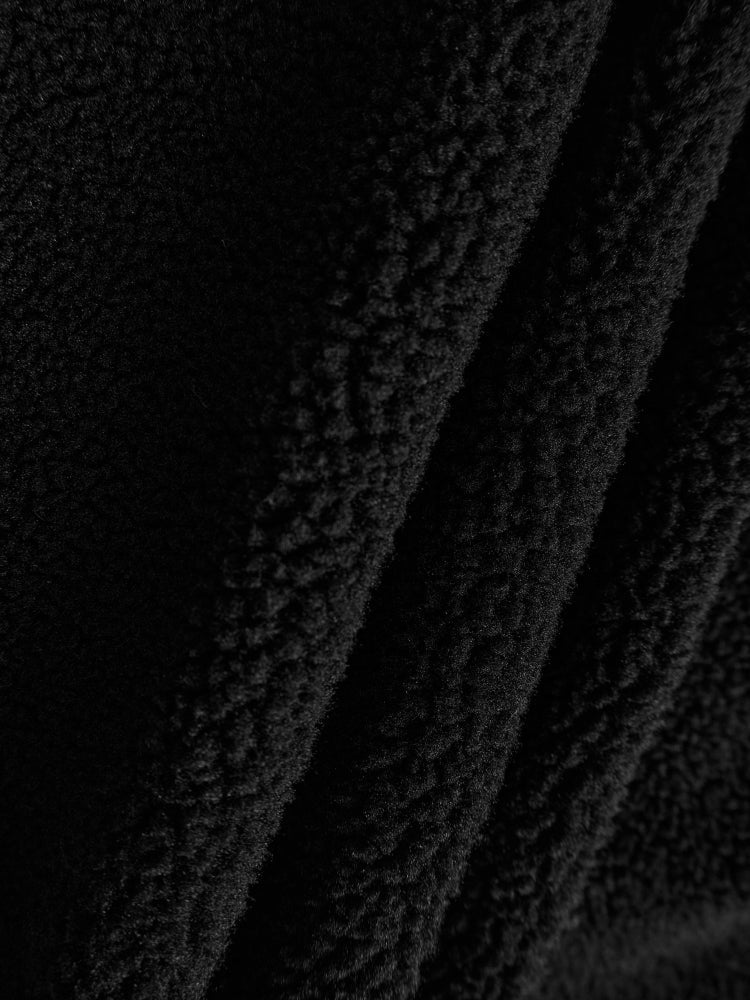 Ninja Fleece Jacke  - Schwarzes & Grau
