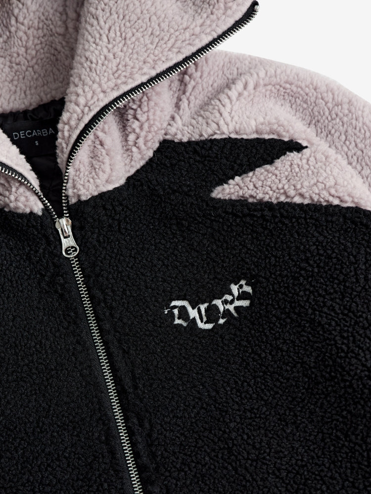 Ninja Fleece Jacke  - Schwarzes & Grau