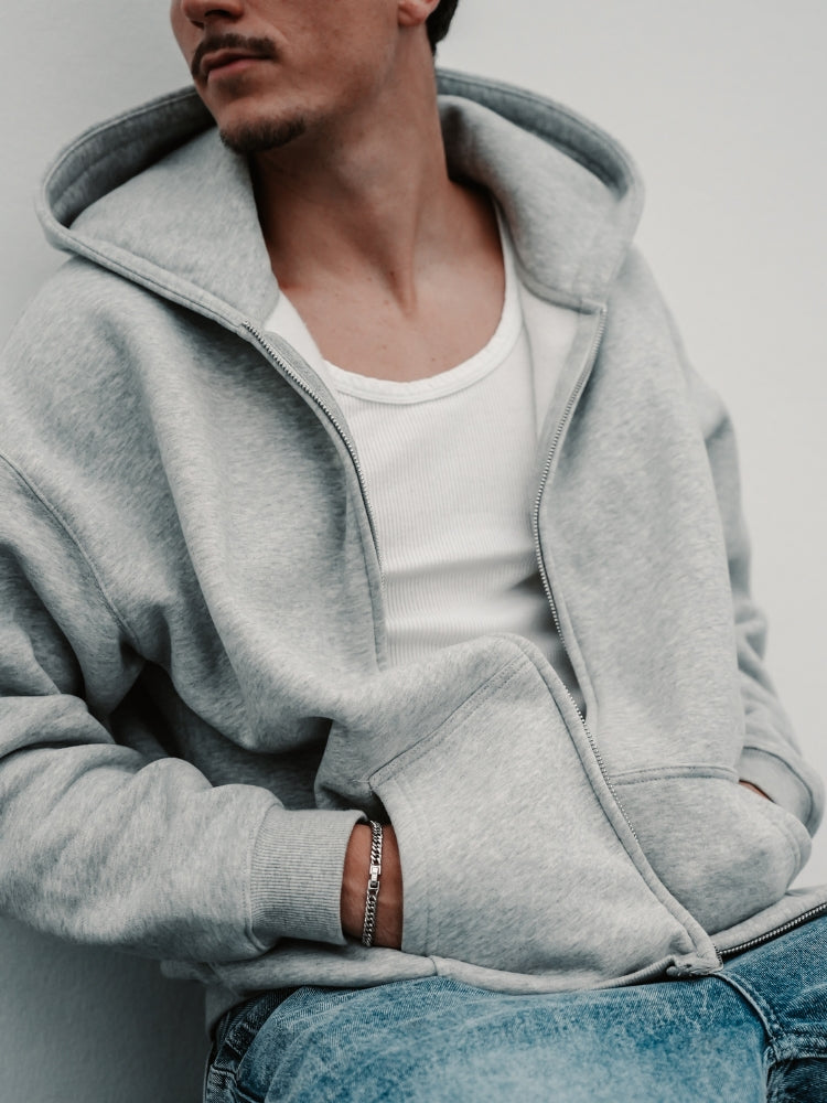 Mono Zip Hoodie