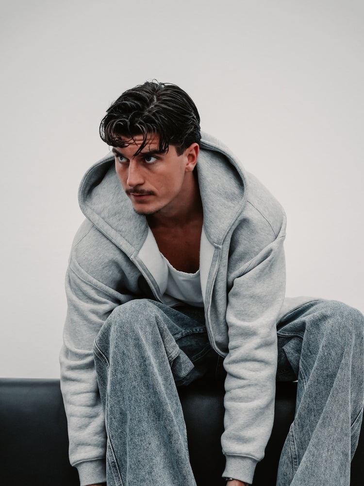 Mono Zip Hoodie