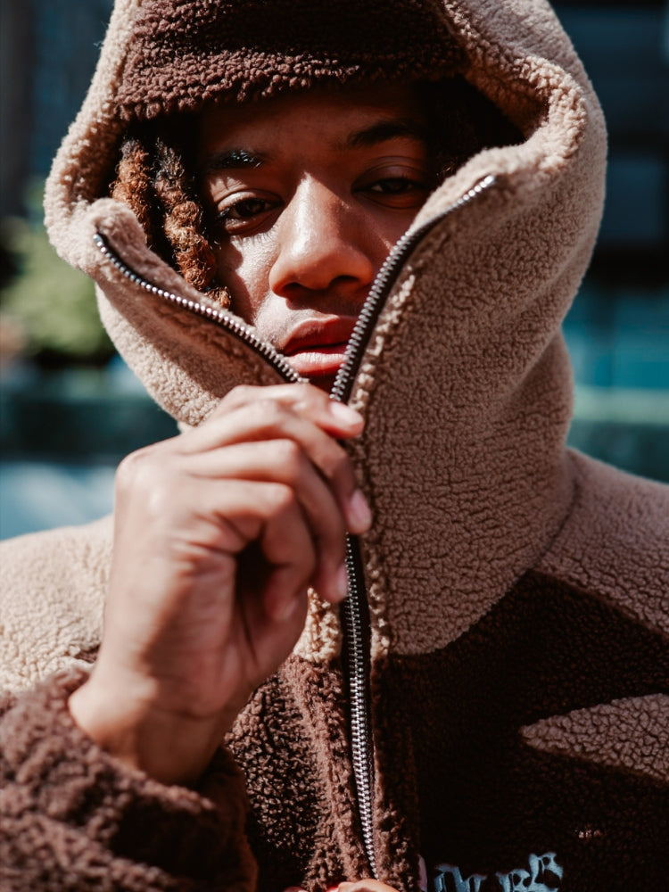 Ninja Fleece Jacke - Braun