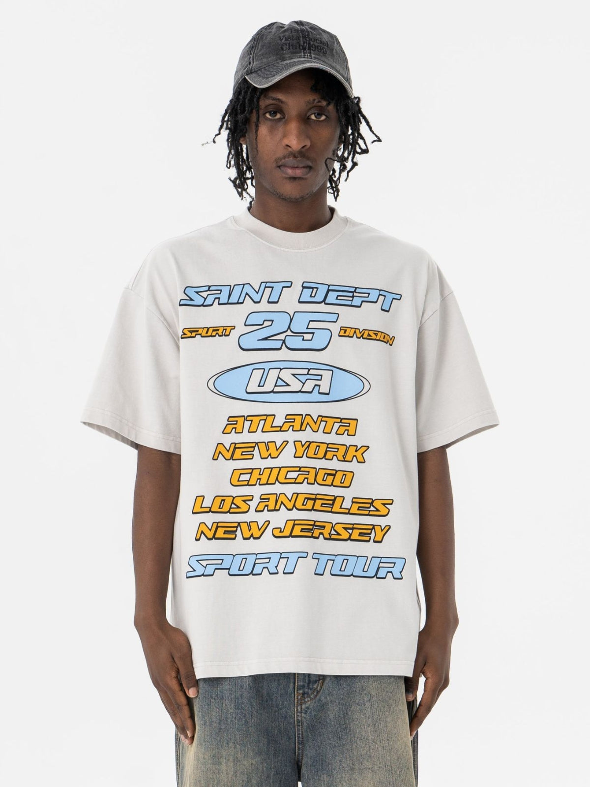 DIVISION - Oversized print t-shirt
