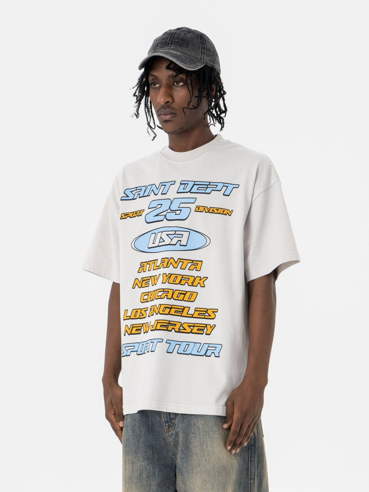 DIVISION - Oversized print t-shirt