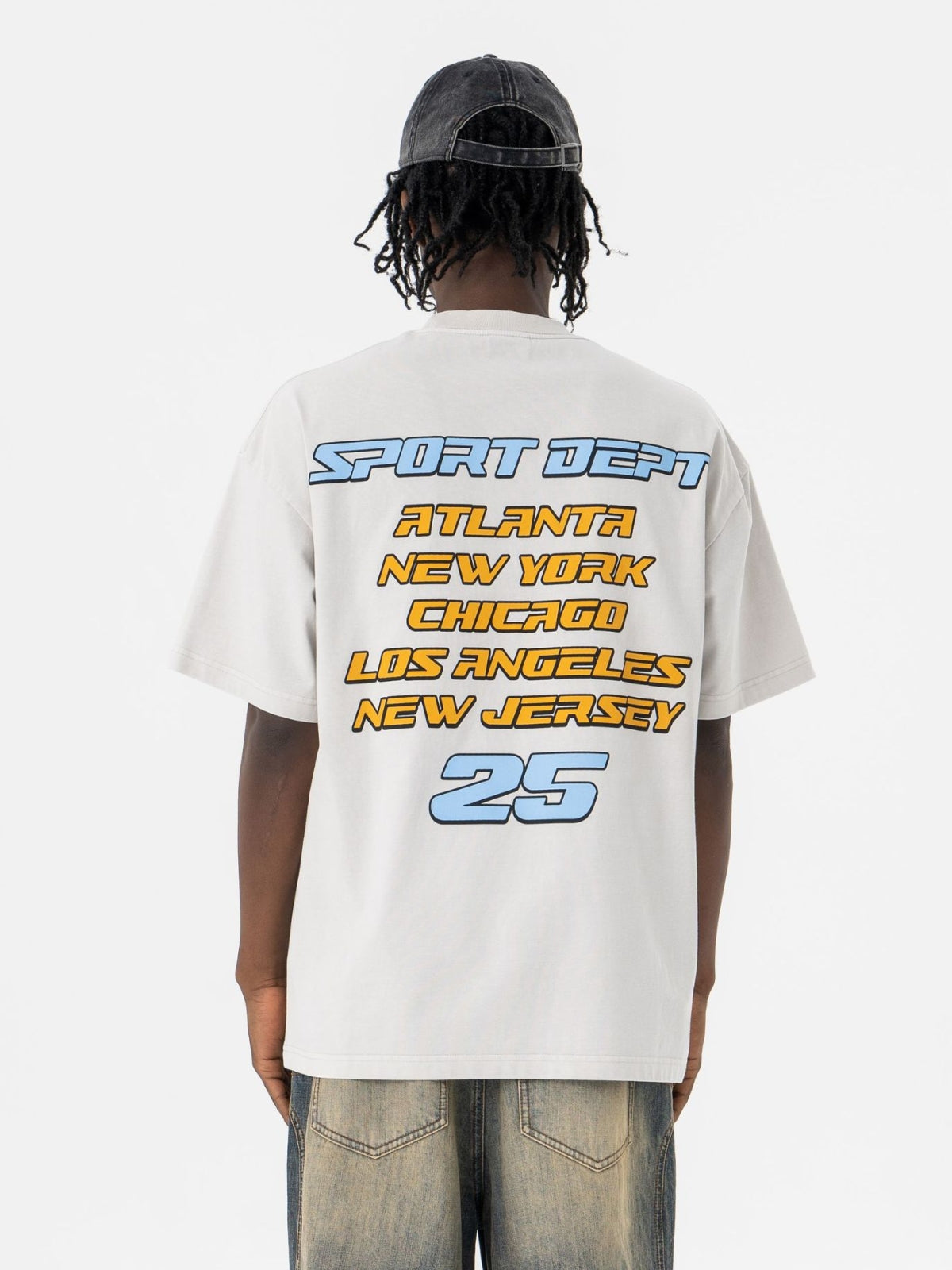 DIVISION - Oversized print t-shirt