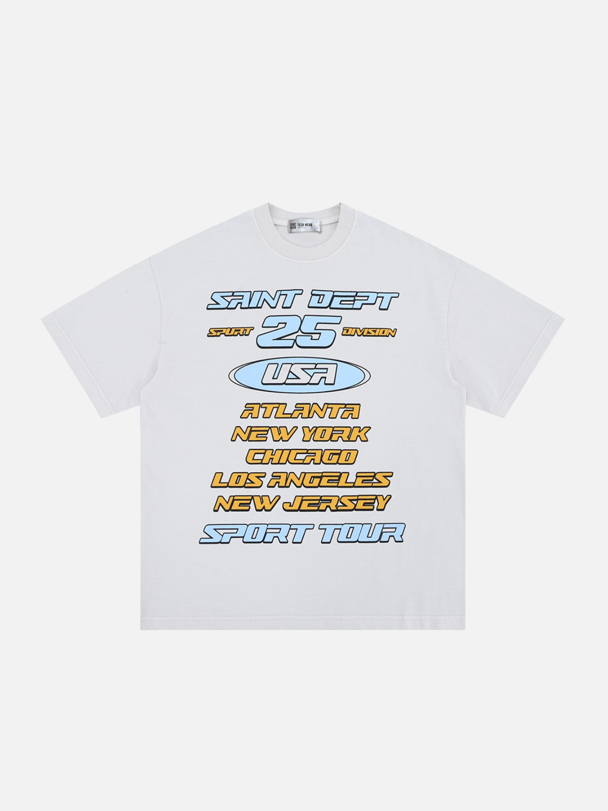DIVISION - Oversized print t-shirt
