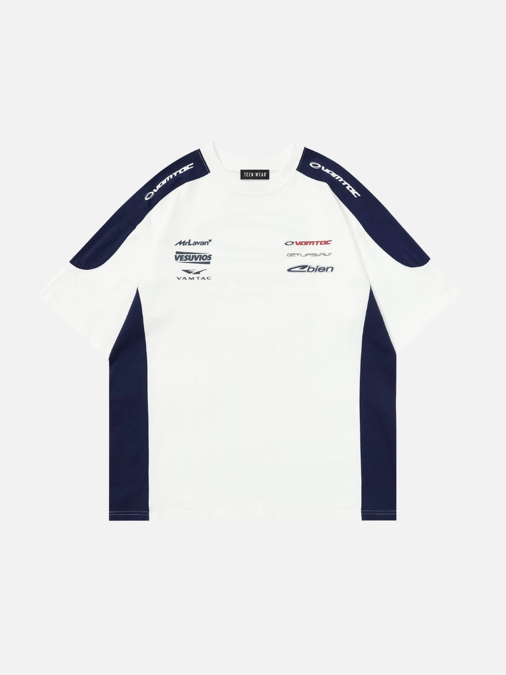 VESUVIOS - Oversized Print Racing T-Shirt