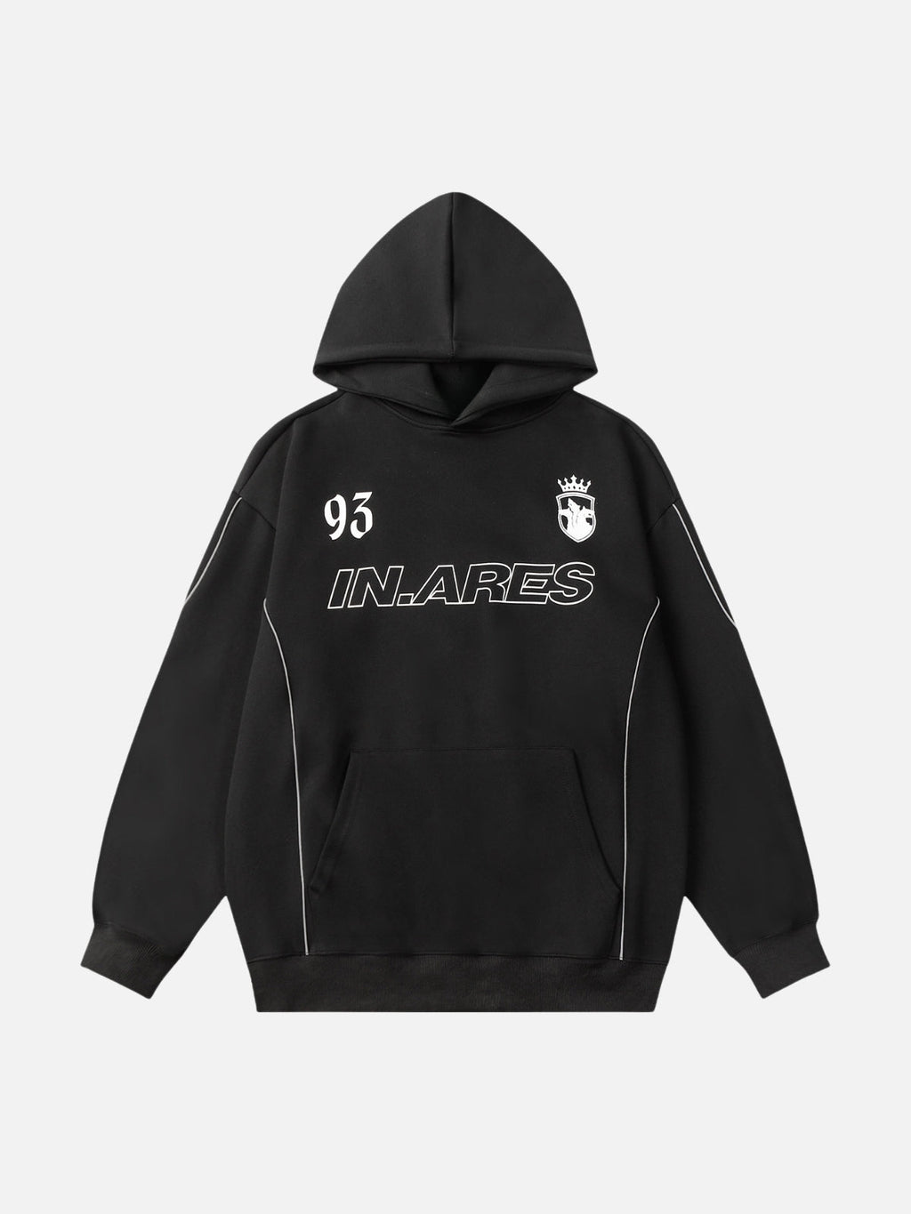 INARES - Oversized Print Hoodie